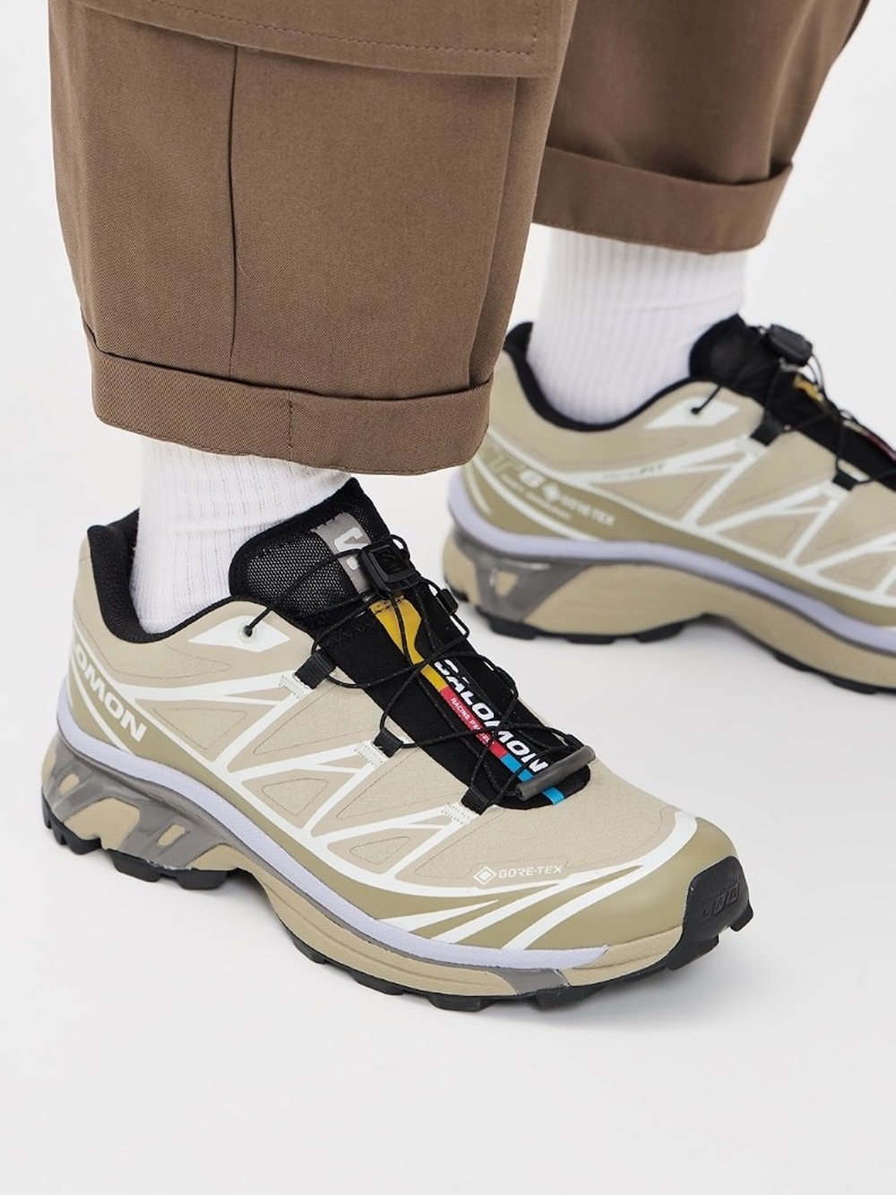 Salomon XT-6 GTX Sneakers Eucalyptus Silver Sage Sky